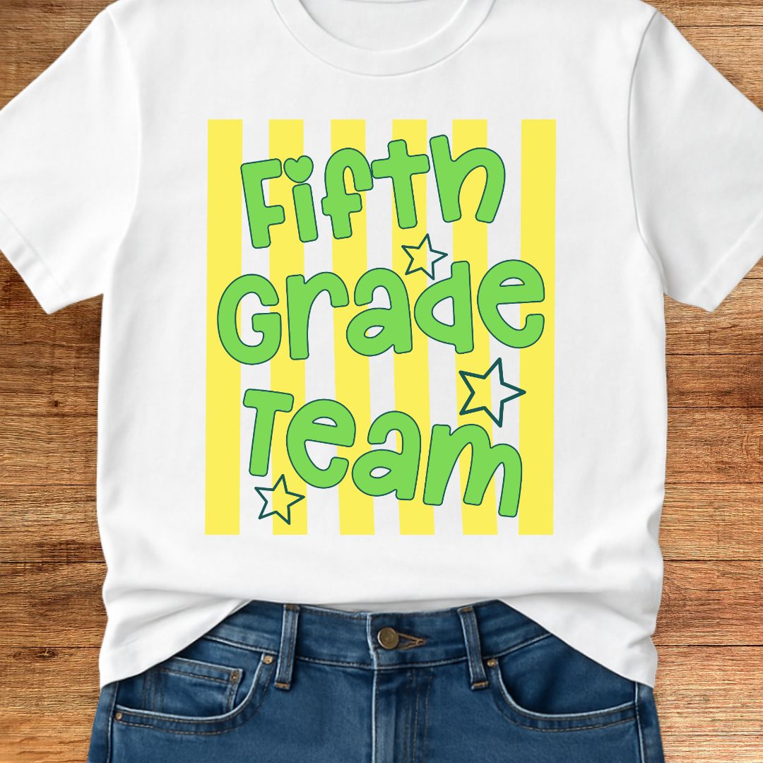 Fifth Grade Team Teacher T-Shirt - teachngear