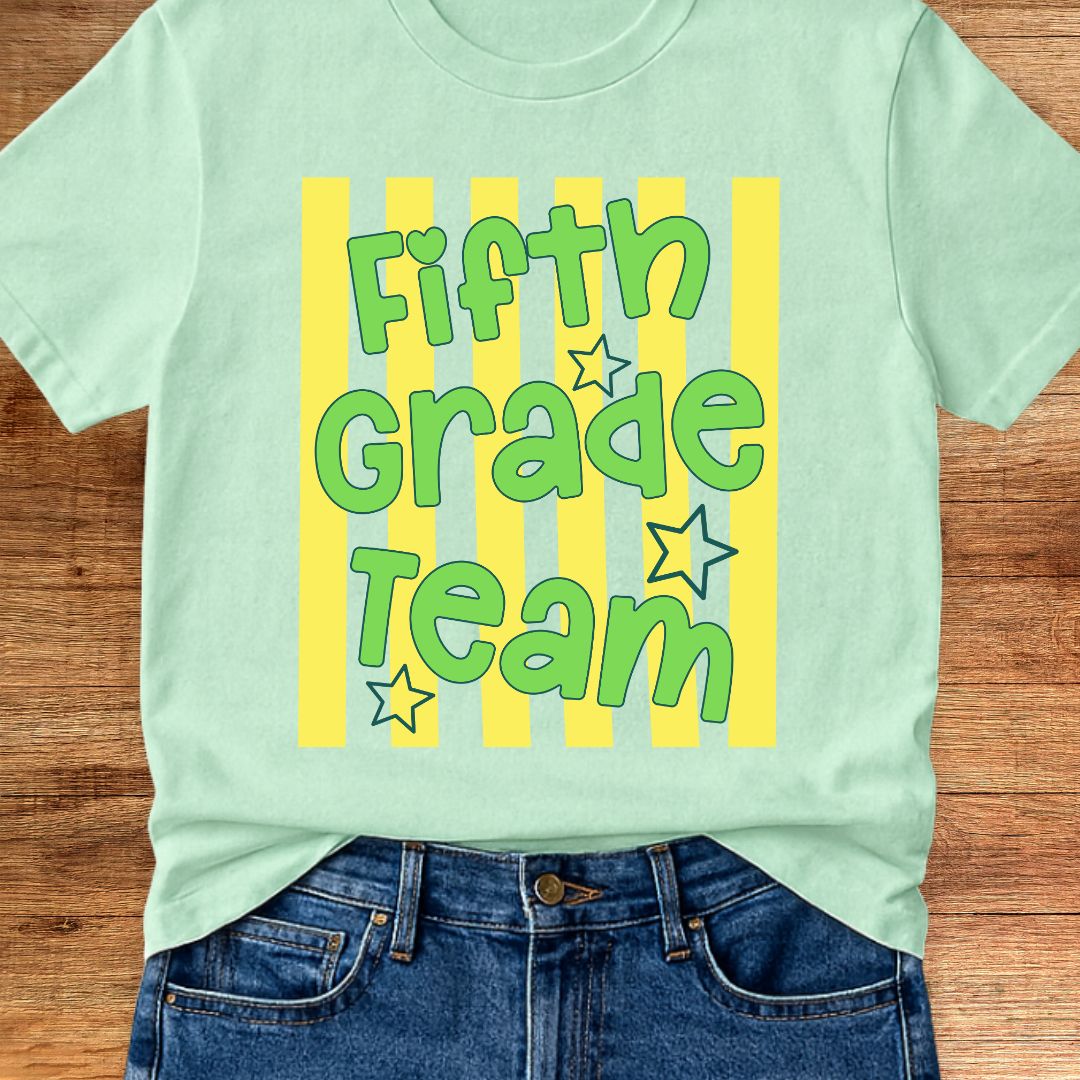 Fifth Grade Team Teacher T-Shirt - teachngear