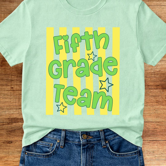 Fifth Grade Team Teacher T-Shirt - teachngear