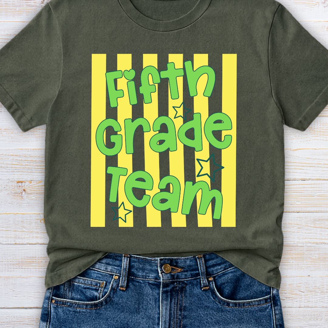 Fifth Grade Team Teacher T-Shirt - teachngear