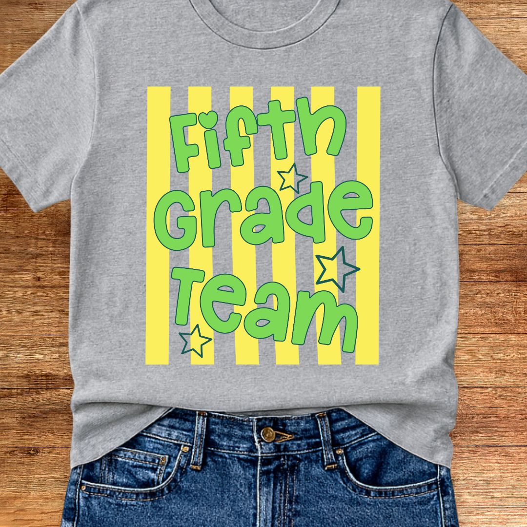 Fifth Grade Team Teacher T-Shirt - teachngear