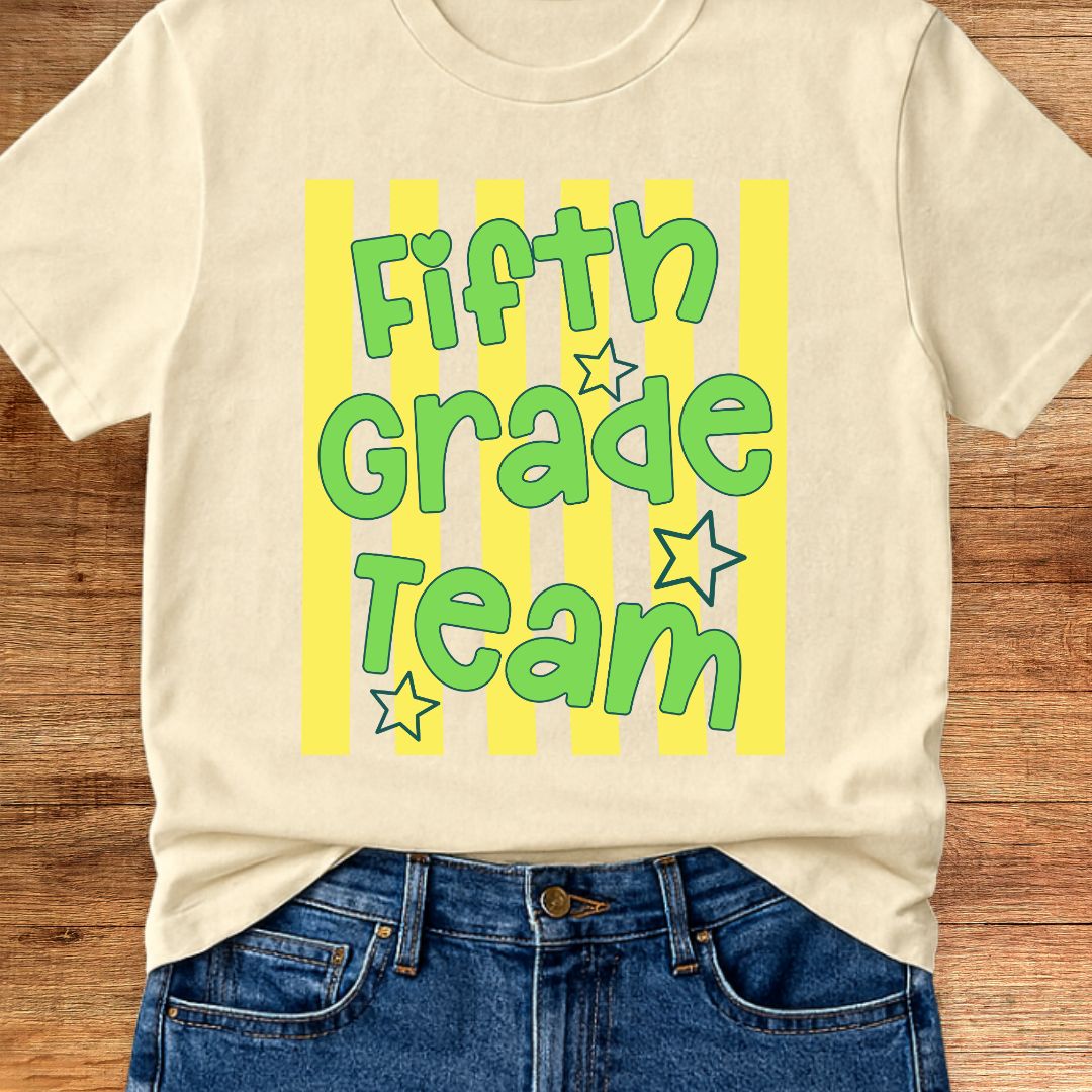 Fifth Grade Team Teacher T-Shirt - teachngear