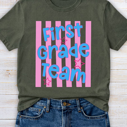 First Grade Team Teacher T-Shirt - teachngear