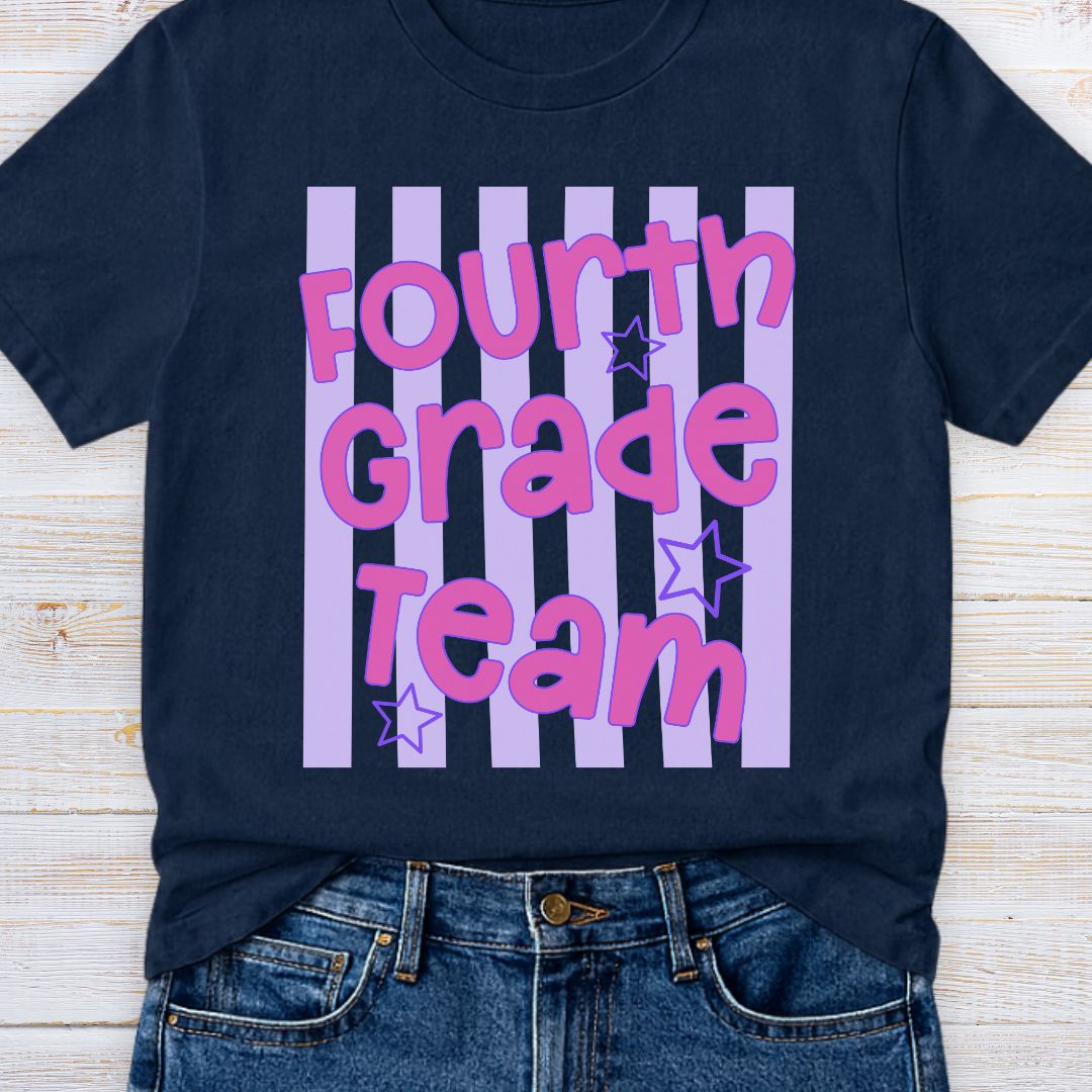 Fourth Grade Team Teacher T-Shirt - teachngear