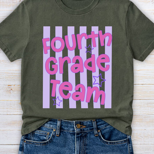 Fourth Grade Team Teacher T-Shirt - teachngear