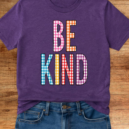 Gingham Be Kind Teacher T-Shirt - teachngear