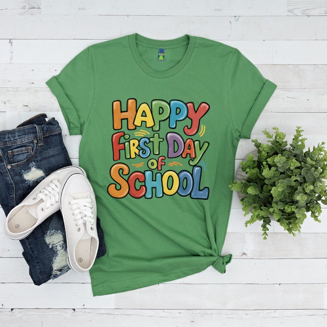 Happy First Day of School Teacher Shirt - teachngear