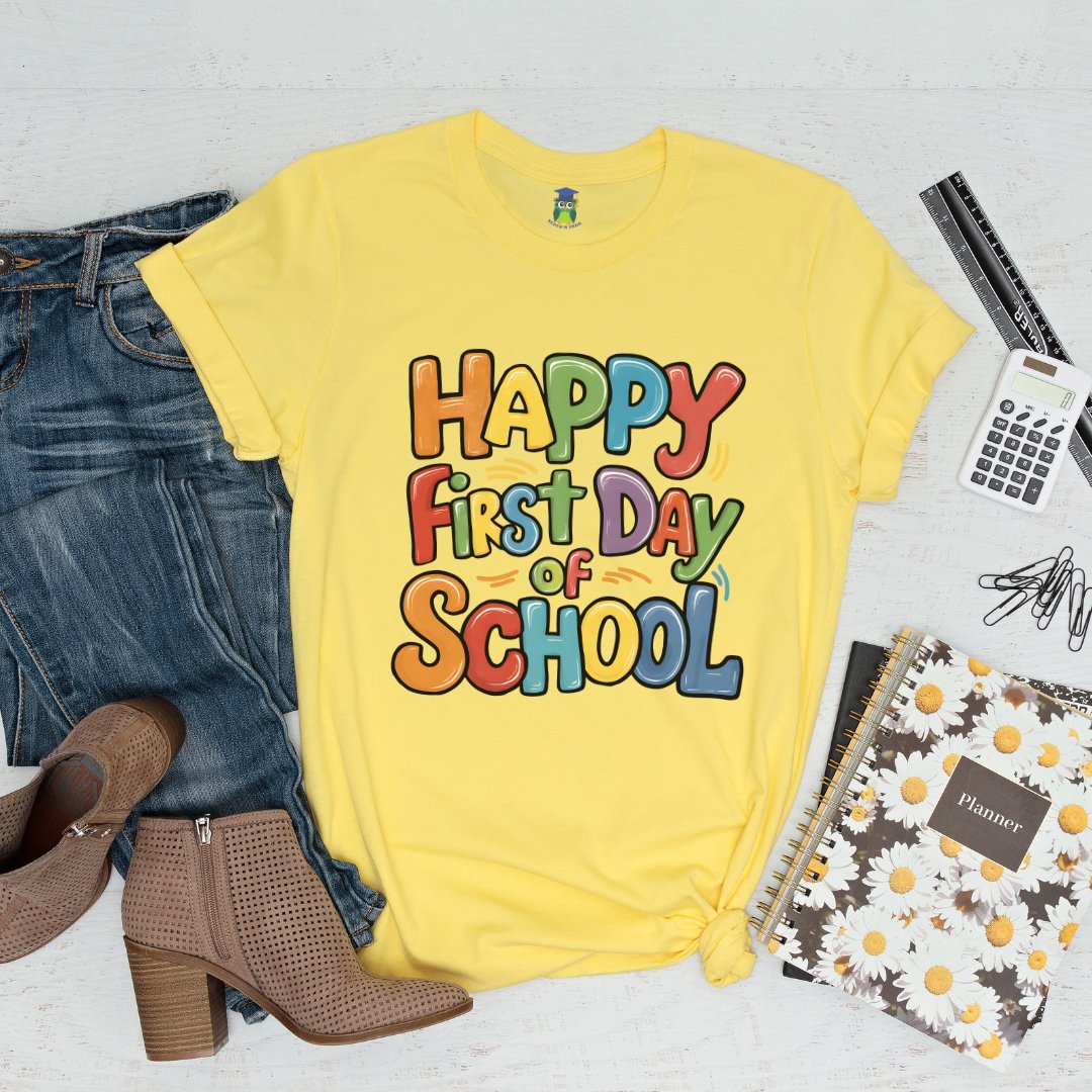 Happy First Day of School Teacher Shirt - teachngear