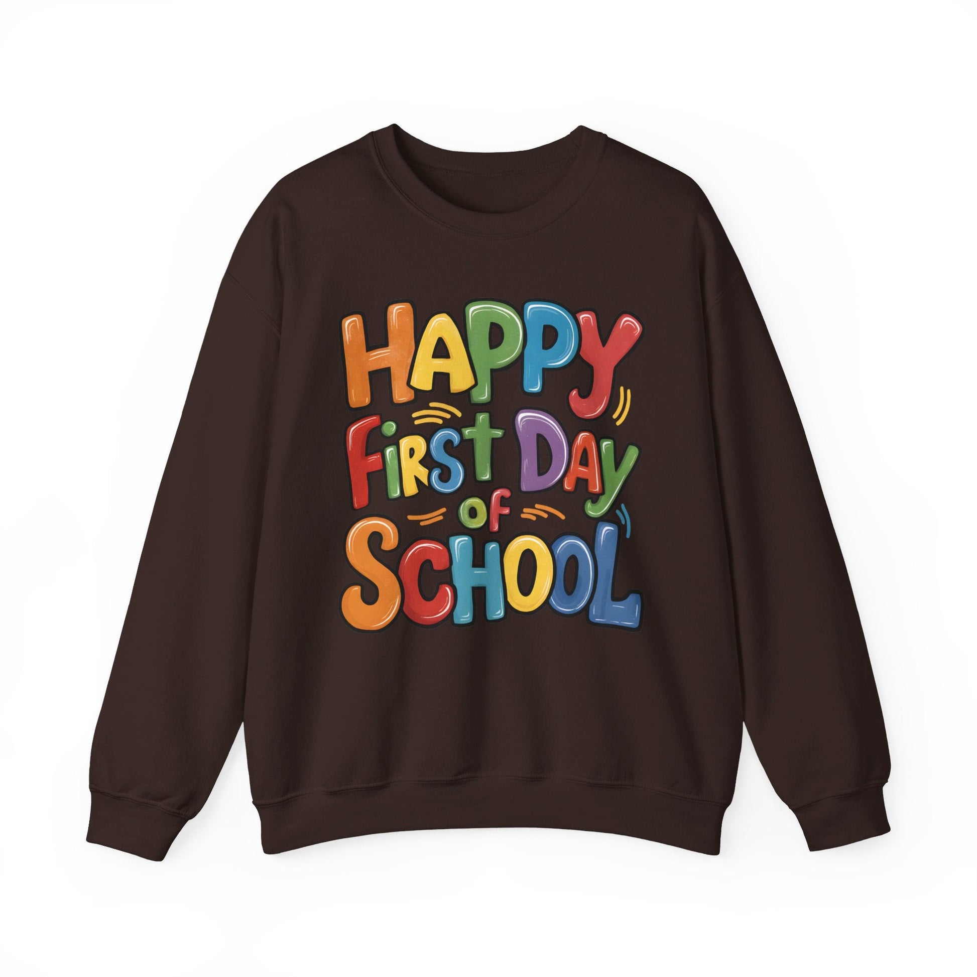 Happy First Day of School Teacher Sweatshirt - teachngear