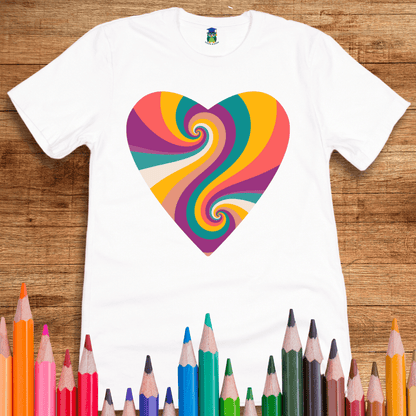 Heart Vibes Teacher Shirt - teachngear