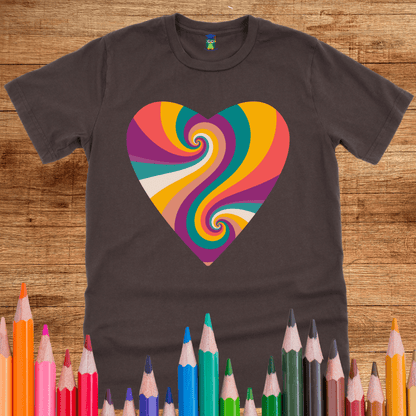 Heart Vibes Teacher Shirt - teachngear