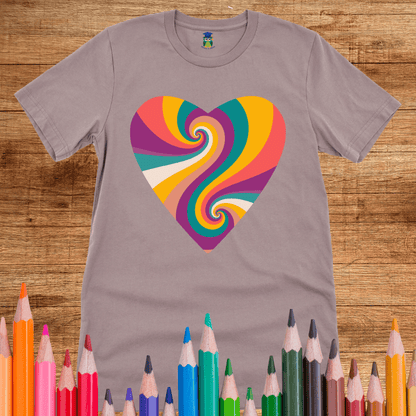 Heart Vibes Teacher Shirt - teachngear