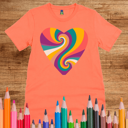 Heart Vibes Teacher Shirt - teachngear