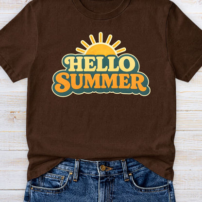 Hello Summer Teacher T-Shirt - teachngear
