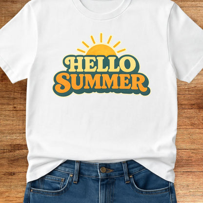 Hello Summer Teacher T-Shirt - teachngear