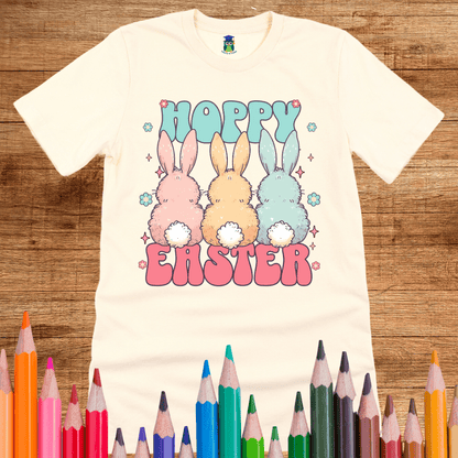 Hoppy Easter Teacher Shirt - teachngear