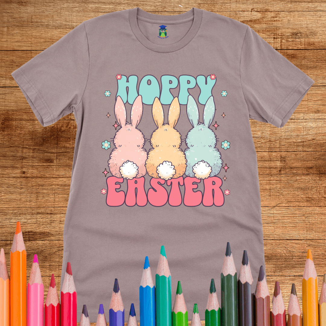 Hoppy Easter Teacher Shirt - teachngear