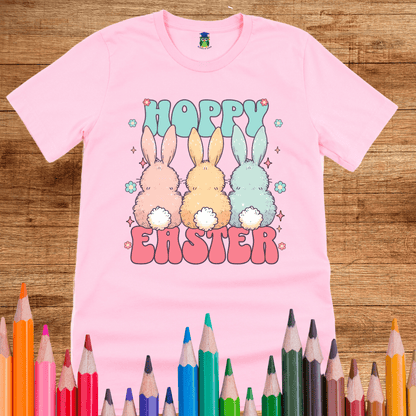 Hoppy Easter Teacher Shirt - teachngear