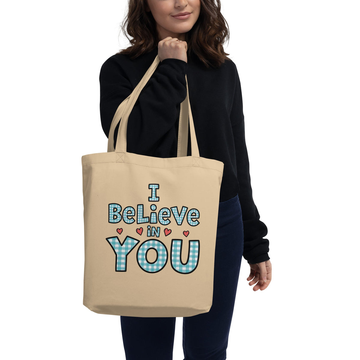 I Believe in You Eco Teacher Tote - teachngear