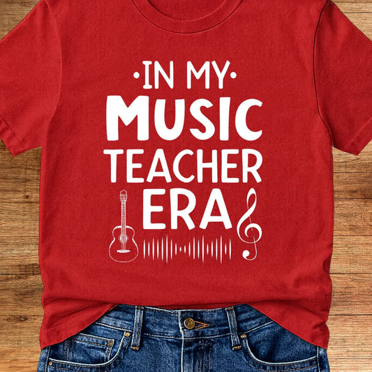 In My Music Teacher Era Teacher T-Shirt - teachngear