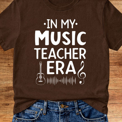 In My Music Teacher Era Teacher T-Shirt - teachngear