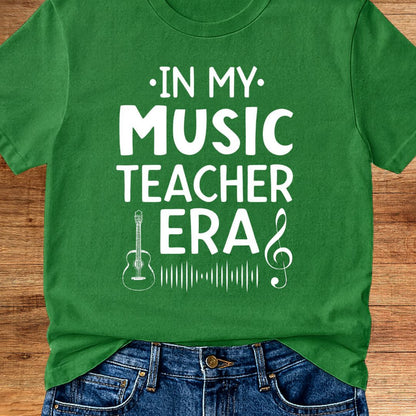 In My Music Teacher Era Teacher T-Shirt - teachngear