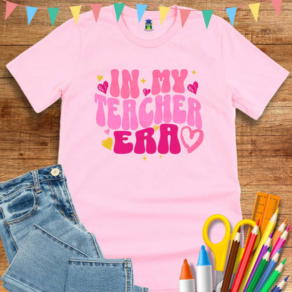 In My Teacher Era Teacher T-Shirt - teachngear