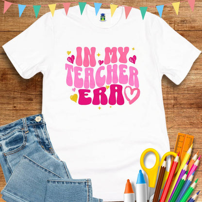 In My Teacher Era Teacher T-Shirt - teachngear