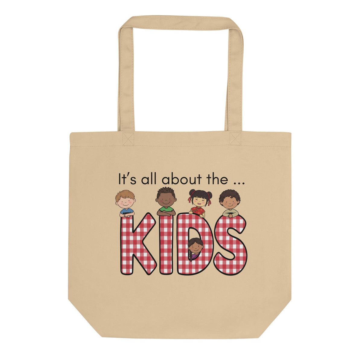 It's all About the Kids Cotton Eco Teacher Tote - teachngear