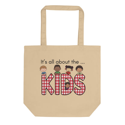 It's all About the Kids Cotton Eco Teacher Tote - teachngear