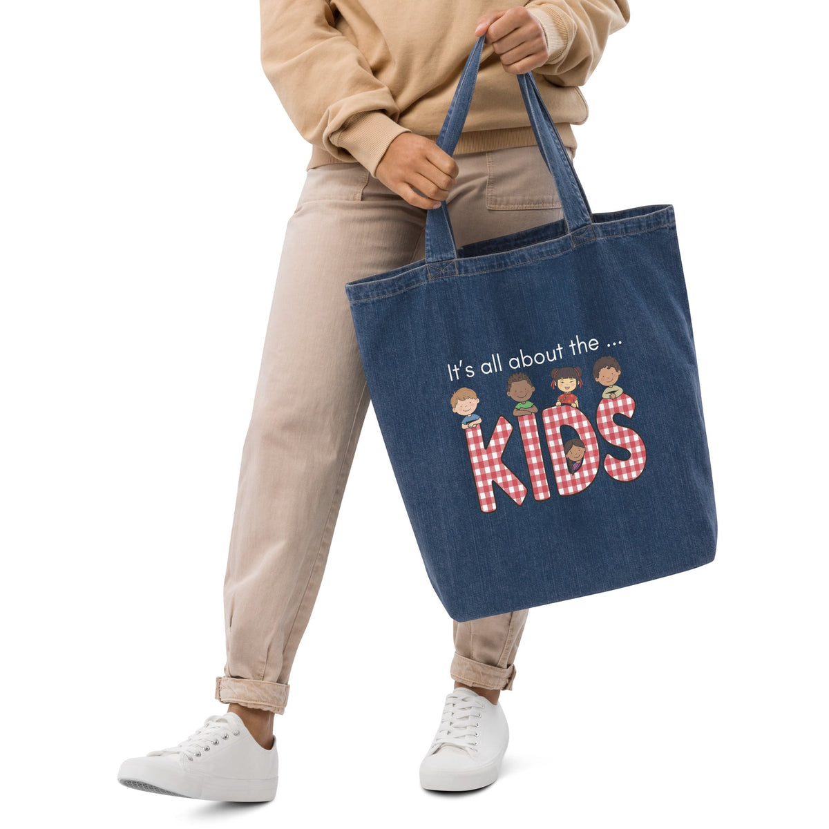 It's all About the Kids Organic Denim Teacher Carryall - teachngear