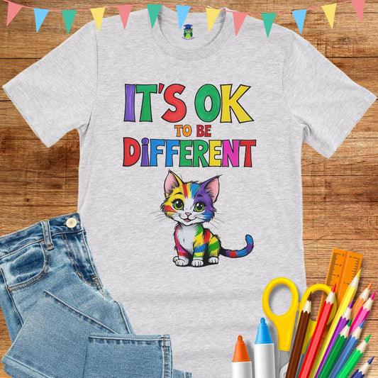 It's OK to be Different Teacher T-Shirt - teachngear