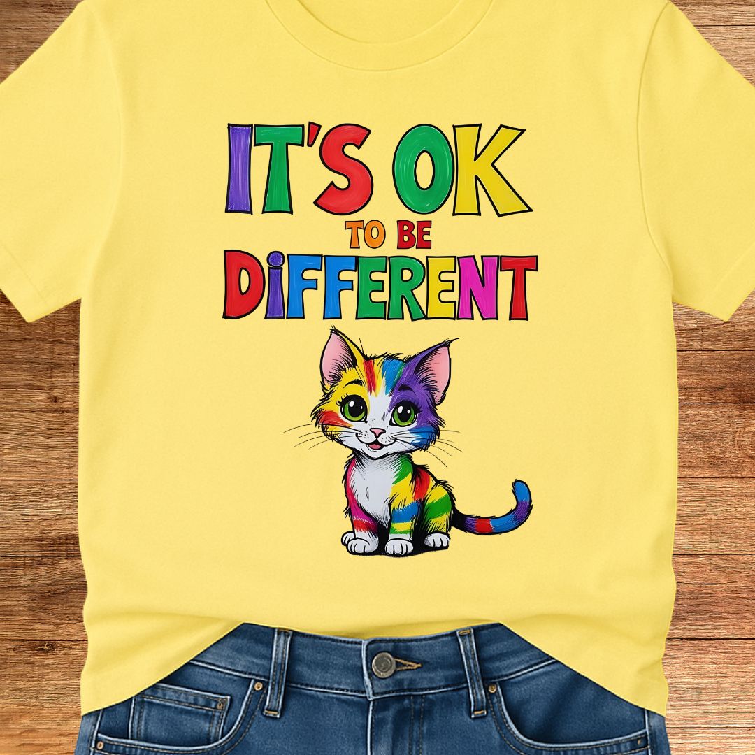 It's OK to be Different Teacher T-Shirt - teachngear