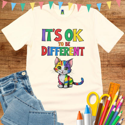 It's OK to be Different Teacher T-Shirt - teachngear