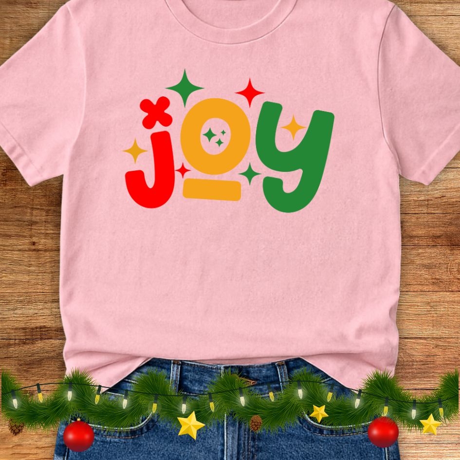 Joy Christmas Teacher Shirt - teachngear