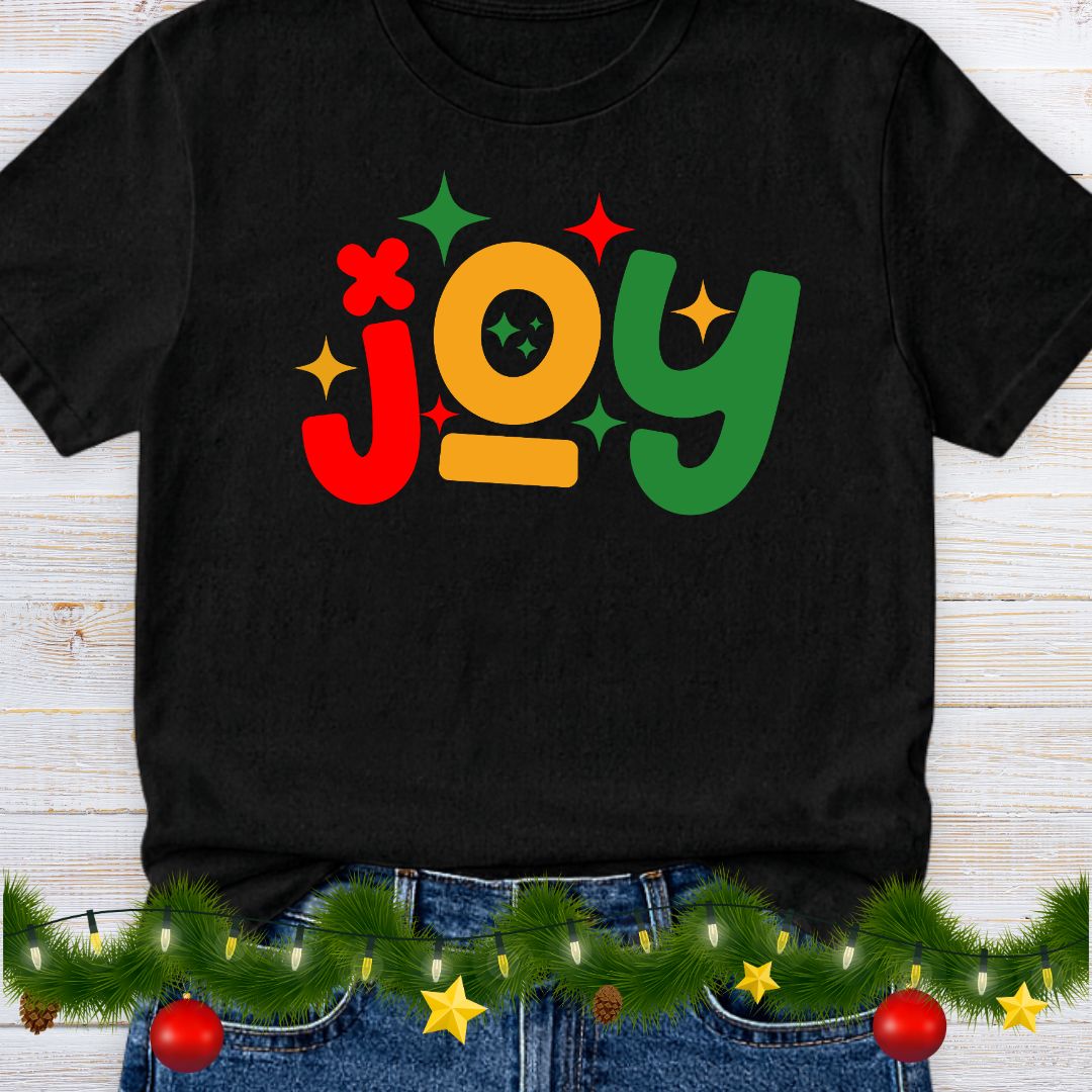 Joy Christmas Teacher Shirt - teachngear