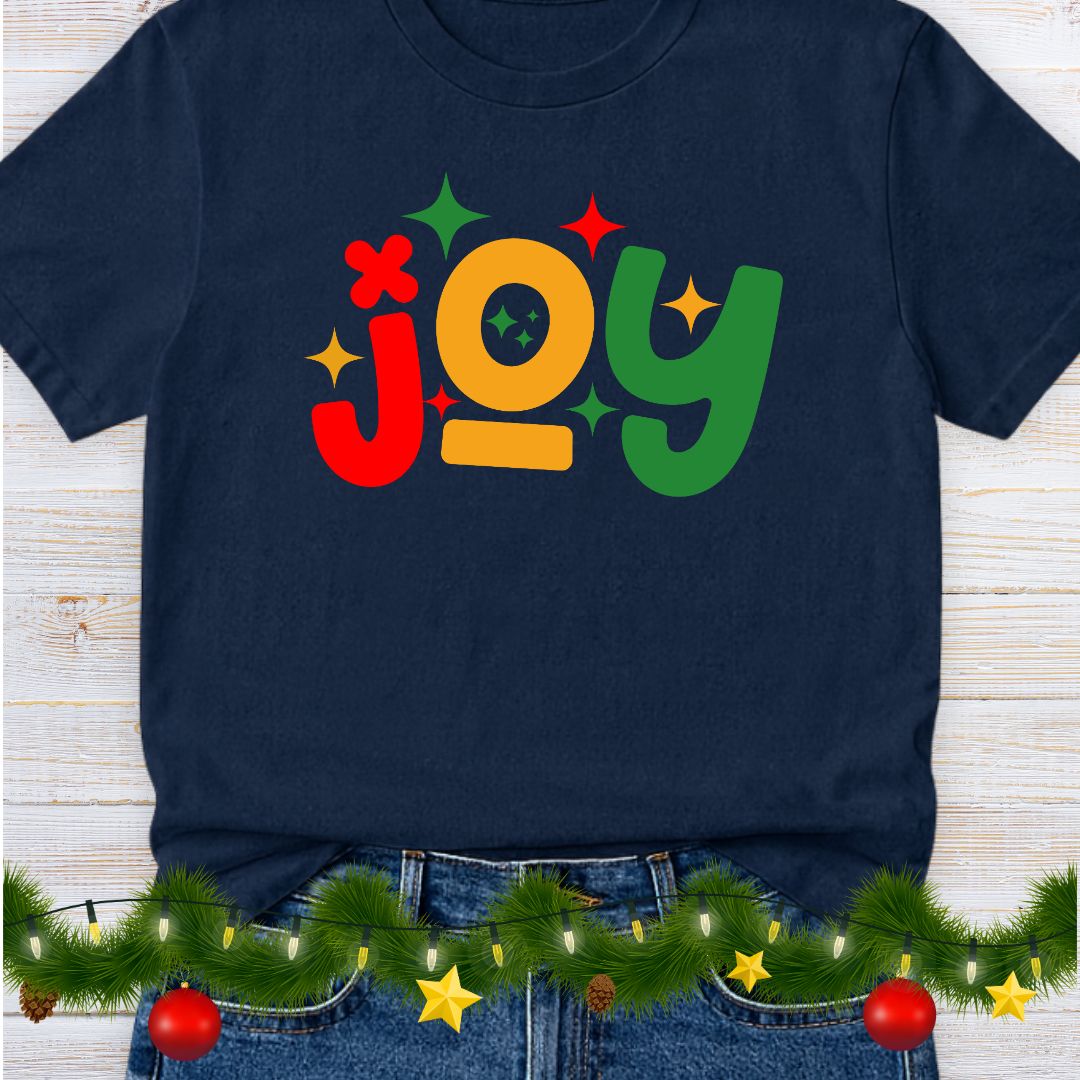 Joy Christmas Teacher Shirt - teachngear