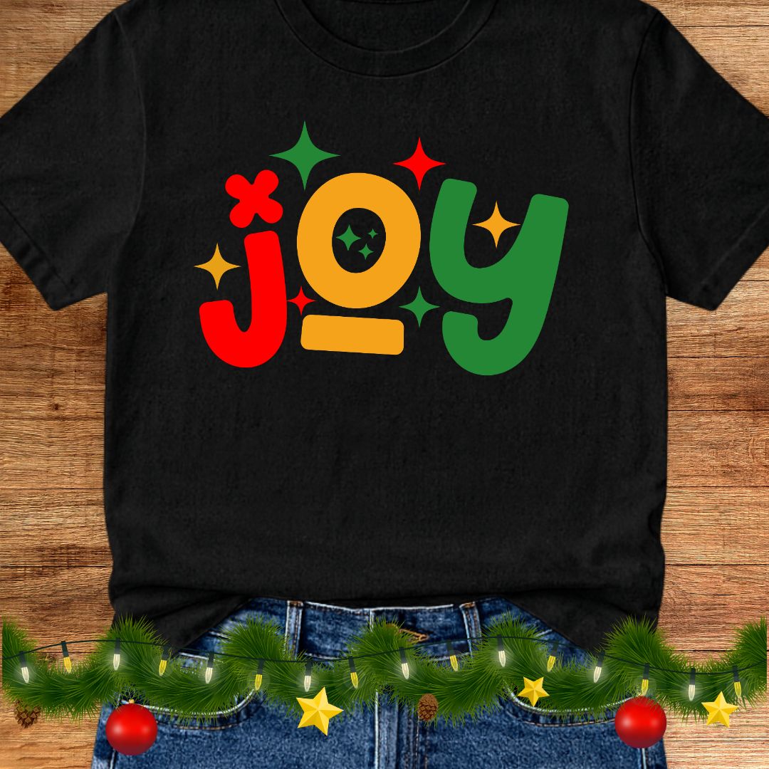 Joy Christmas Teacher Shirt - teachngear