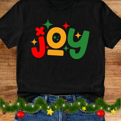 Joy Christmas Teacher Shirt - teachngear