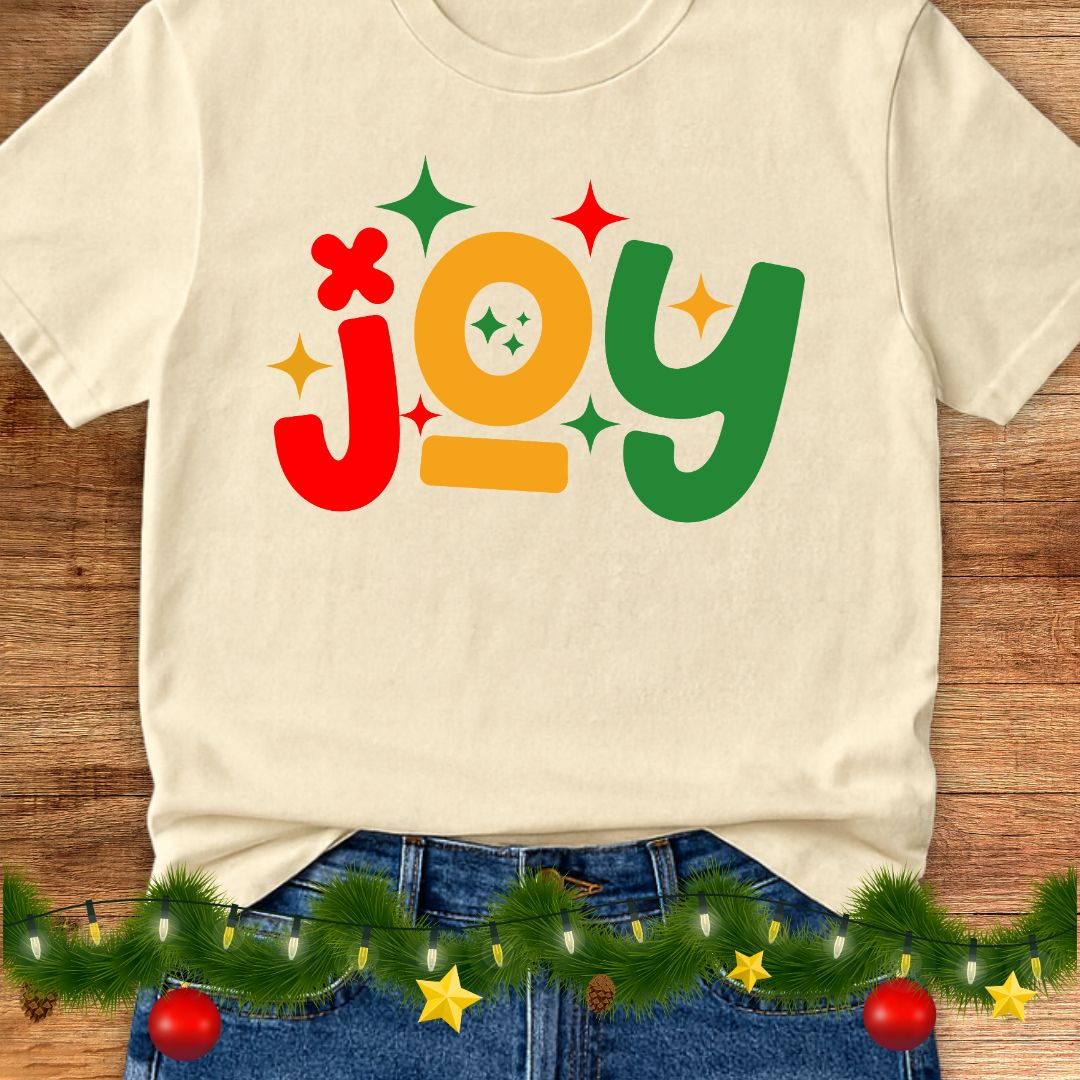 Joy Christmas Teacher Shirt - teachngear