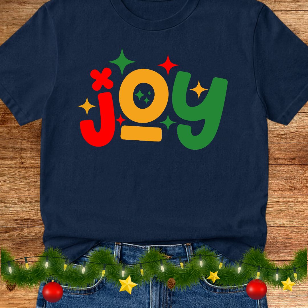 Joy Christmas Teacher Shirt - teachngear