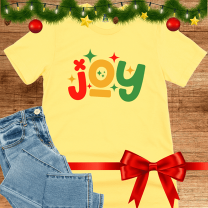 Joy Christmas Teacher Shirt - teachngear