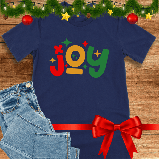 Joy Christmas Teacher Shirt - teachngear