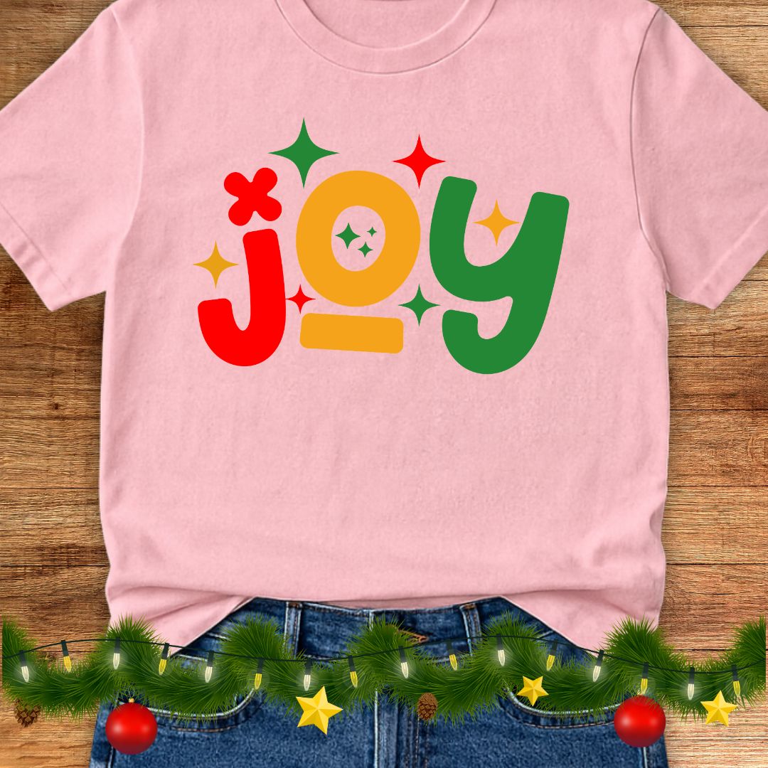 Joy Christmas Teacher Shirt - teachngear