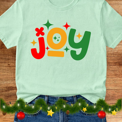 Joy Christmas Teacher Shirt - teachngear