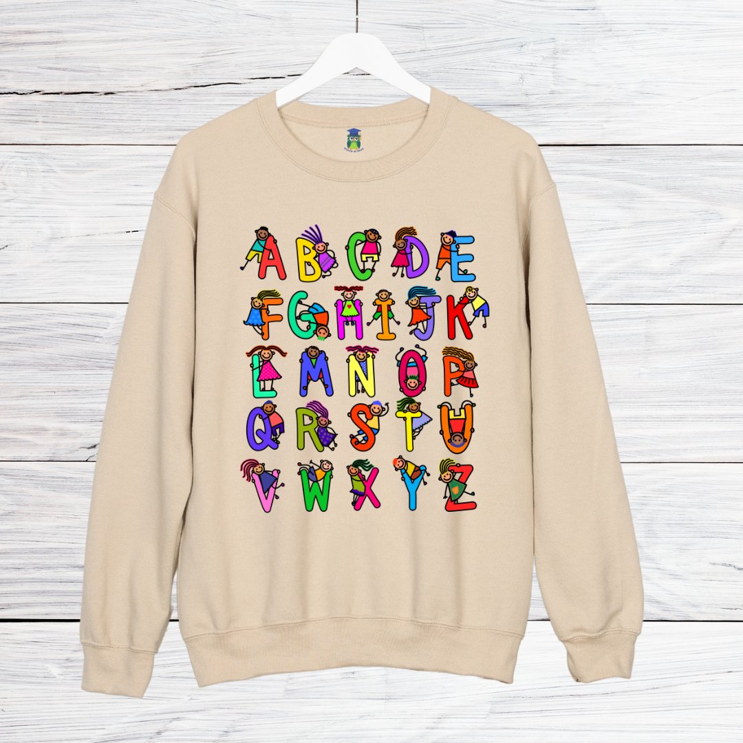 Kiddies Alphabet Teacher Sweatshirt - teachngear