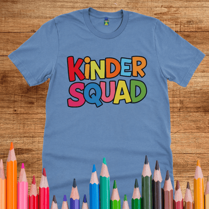 Kinder Squad Teacher Shirt - teachngear