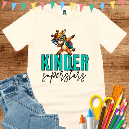 Kinder Superstars Teacher T-Shirt - teachngear