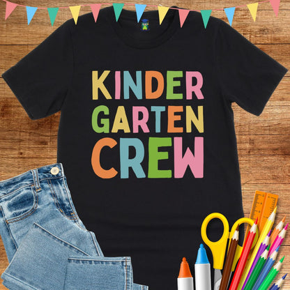 Kindergarten Crew Teacher T-Shirt - teachngear