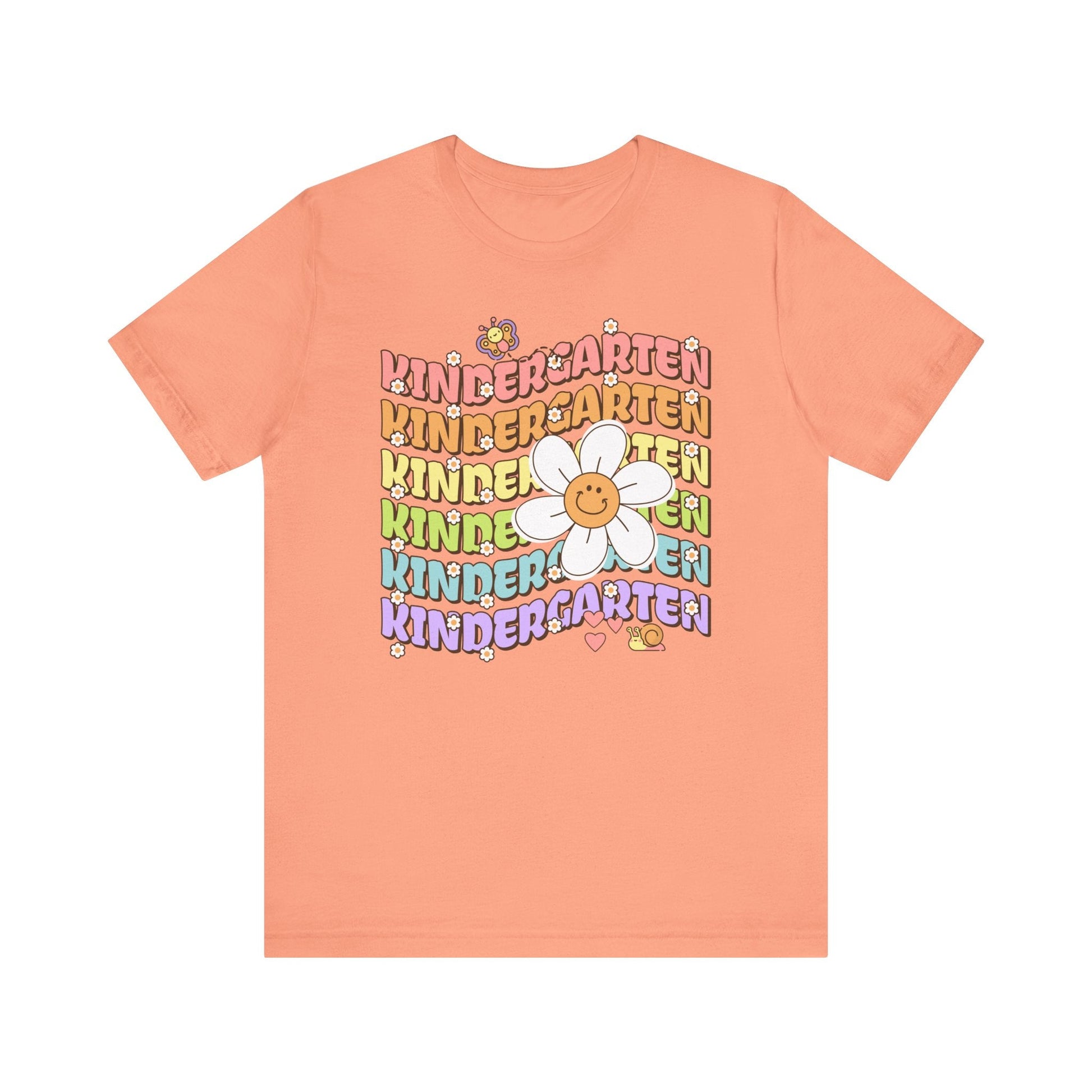 Kindergarten Daisy Teacher Shirt - teachngear